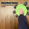 11.8'' Floor Turtle Foot Mop, Cute Double-Sided Turtle-Shaped Floor Cleaning Pad with Rag, Hands-Free Mop for Dust and Hair, Washable Reusable Foot Mops for Home Kitchen Bathroom and Office Floors view 3