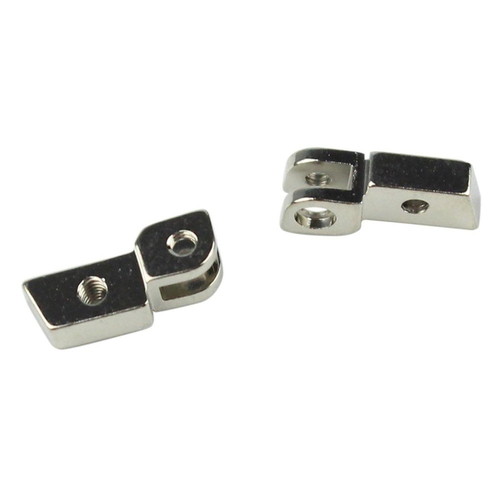 100Pcs (50 Pairs) Glasses Two Turn Hinges, Acetate Sunglasses Spring Hinges, Plastic Glasses Replacement Repair Parts
