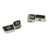 100Pcs (50 Pairs) Glasses Two Turn Hinges, Acetate Sunglasses Spring Hinges, Plastic Glasses Replacement Repair Parts view 1