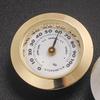 Abaodam Mechanical Cigar Hygrometer Round Analog Humidor Gauge Mini Humidor Box Accessory High-Precision Metal Gold for Cigar Storage view 4