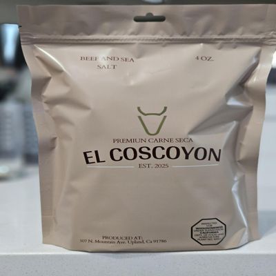 El Coscoyon Blue Heat Carne Seca, Dried Beef, 4 Ounces