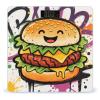A Hamburger Scale for Body Weight Sturdy Tempered Glass Weighing Scales with LCD Display Accurate Digital Bathroom Scale Convenient Body Fat Smart Scales Easy Read view 1