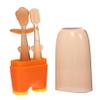 balacoo Silicone Toothbrush 3pcs, Soft Tongue Cleaner and Oral Care Brush, Gentle Gum Protection for Newborns view 1