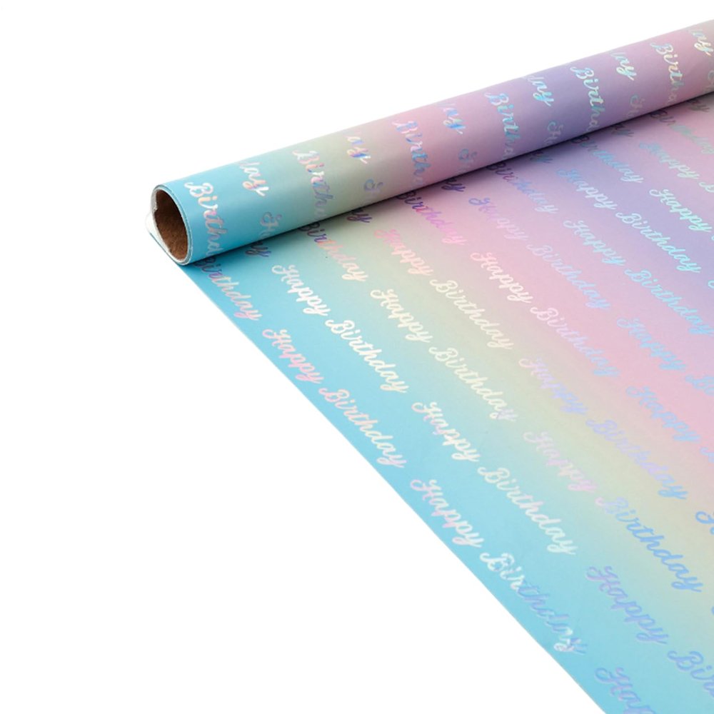 Box Wrapping Paper Iridescent Multi-Functional