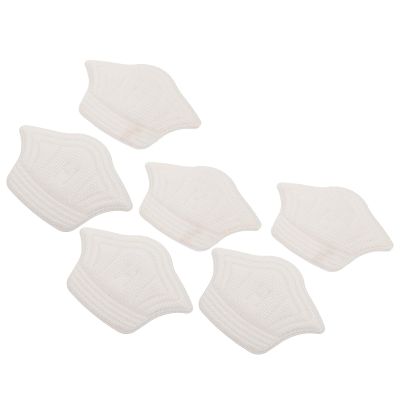 GARVALON Shoe Heel Pads 6pcs Self-Adhesive Abrasion-Proof Sneaker Heel Protectors Cushions Cuttable Thickened Design for Preventing Blisters in Sports Shoes