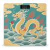 Dragon Scale for Body Weight Sturdy Tempered Glass Weighing Scales with LCD Display Accurate Digital Bathroom Scale Convenient Body Fat Smart Scales Easy Read view 1
