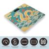 Dragon Scale for Body Weight Sturdy Tempered Glass Weighing Scales with LCD Display Accurate Digital Bathroom Scale Convenient Body Fat Smart Scales Easy Read view 3