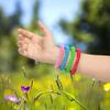 BuggyBands 25 Pack Mosquito Bracelets for Adults & Kids - Natural DEET-Free Bands, Individually Wrapped view 2