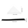 MAGICLULU Window Squeegee Replacement Rubber Blades with Triangle Sponge Strips, 4pcs Set for Glass Cleaning, Shower and Car Window Squeegee Refills view 2