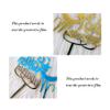 12 Pcs Acrylic Eid Mubarak Glitter Moon and Star Cupcake ToppersHappy Eid Ramadan Kareem Party Cupcake Picks for Eid Islamic Muslim Party Cake Decorations view 3