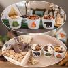 CHENGU 120 Pcs 9 oz Camping Paper Treat Cups Adventure Awaits VBS Party Supplies Campfire Bear Forest Disposable Snack Bowls for Hiking Picnic Sunday School BBQ Birthday Party view 4
