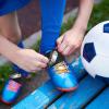 Patelai 2 Pcs Soccer Lace Band Cleat Cover Youth Adult, Kids, Black view 3