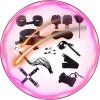 Multifunctional 10-Piece Household Protection Set for Men and Women, Equipped with Wristband and Meditation Eye Mask - Q (Black) view 1