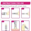 ONE-CARE Safety Pen Tips 30G x 5mm (3/16), Automatic Shield Design, Universal Twist-On Fit for Most Pen Devices, Individually Sealed, Box of 100 view 3