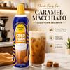 Cold Foam Flavored Coffee Creamer, 14 oz Can with Dumbass Coffee Gem Spoon (Caramel Macchiato) Gem Spoon view 3