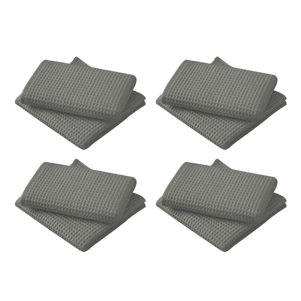 Microfiber Cleaning Cloth, Absorbent Microfiber Reusable Kitchen Towels and Dishcloths Sets,Fast Drying Waffle Weave Washable Dish Cloths for Bathroom Car Kitchen Home Dish Cleaning