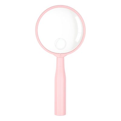Qianyu Handheld Reading Magnifier Non-Slip Handle Magnifiers Lens 10X Magnifying Glass Vintage Shatterproof Magnifying Glass for Adults Close Work Book Lovers Hobby Exploring Scientific Activities