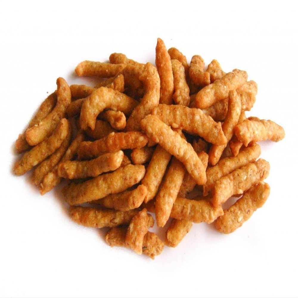 Narrow Sesame Sticks, 1 lb (16 oz) Crunchy Baked Snack with Sesame Seeds Savory, Crispy Snack Sticks for Parties, Salads & Snacking in Bag