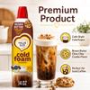 Cold Foam Flavored Coffee Creamer, 14 oz Can with Dumbass Coffee Whole CoffeeBean Medium/Dark 1 oz (Brown Butter Choc Chip Cookie) Coffee view 2