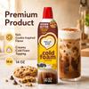 Cold Foam Flavored Coffee Creamer, 14 oz Can with Dumbass Coffee Whole CoffeeBean Medium/Dark 1 oz (Brown Butter Choc Chip Cookie) Coffee view 3