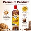 Cold Foam Flavored Coffee Creamer, 14 oz Can with Dumbass Coffee Whole CoffeeBean Medium/Dark 1 oz (Brown Butter Choc Chip Cookie) Coffee view 4