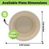 Inaloon 100-Pack 12 oz Disposable Paper Bowls Heavy-Duty, Compostable, Eco-Friendly Bagasse Bowls for Parties, Restaurants & Catering view 2