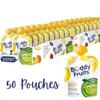Buddy Fruits Pure Blended Fruit Snacks To Go Banana and Apple Applesauce 3.2 oz Pouch (Pack of 50) Gluten-Nut-Dairy-Preservatives-BPA Free, Non GMO, Kosher view 2