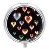 Glowing Love Pill Box 3 Compartment Small Pill Case Medicine Pill Dispenser Pill Container Holder to Hold Vitamins Medication Fish Oil and Supplements Pill Organizer view 1