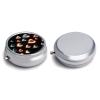 Glowing Love Pill Box 3 Compartment Small Pill Case Medicine Pill Dispenser Pill Container Holder to Hold Vitamins Medication Fish Oil and Supplements Pill Organizer view 3
