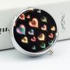 Glowing Love Pill Box 3 Compartment Small Pill Case Medicine Pill Dispenser Pill Container Holder to Hold Vitamins Medication Fish Oil and Supplements Pill Organizer view 4