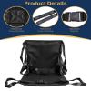 Wheelchair Transfer Sling, Patient Lift Sling with Handles, Portable Mobility Aid for Elderly, Disabled, Home Care, Black view 2