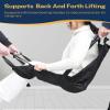 Wheelchair Transfer Sling, Patient Lift Sling with Handles, Portable Mobility Aid for Elderly, Disabled, Home Care, Black view 4