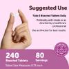 Calcium Supplements for Women 1200mg Per Serving Vitamin D3 K2, 240 Tablets | 9-in-1 Calcium Complex for Women with Folate, Collagen, Magnesium Glycinate & Boron | Bone Health Support* | Non-GMO view 3