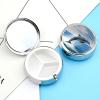 Jumping Up Dolphins Pill Box 3 Compartments Portable Travel Pill Case Mini Medicine Organizer for Pocket Purse Metal Waterproof Medicine Container Holder Vitamin Fish Oil view 3