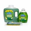 Dawn Dish Soap 67fl oz, Apple Blossom Scent, Refill Size 18fl oz with Heavy Duty Sponge view 1