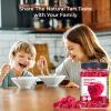 Freeze Dried Whole Raspberries 3.53oz (100g) 100% Natural, No Sugar Added | Crunchy Whole Berry Snack for Baking, Yogurt & Smoothies | Large Resealable Jar view 4
