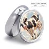 Dairy Cow Pill Box 3 Compartment Small Pill Case Medicine Pill Dispenser Pill Container Holder to Hold Vitamins Medication Fish Oil and Supplements Pill Organizer view 2