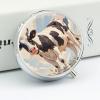 Dairy Cow Pill Box 3 Compartment Small Pill Case Medicine Pill Dispenser Pill Container Holder to Hold Vitamins Medication Fish Oil and Supplements Pill Organizer view 4