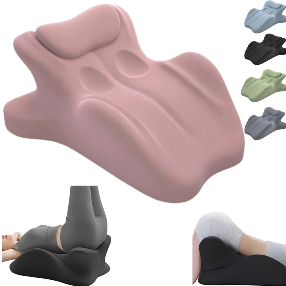 Sweet Spot Pillow, Ergonomic Sweetspot Pillow, 27 Angle Perfect Position Butt Cushion for Couples, Multi-Functional Memory Foam Couples Pillows for Intimacy(Pink)
