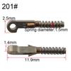 100-Pack Spectacles Spring Insert Spectacles Repair Elastic Temples Broken Optical Frame Replacement Parts #201 view 2