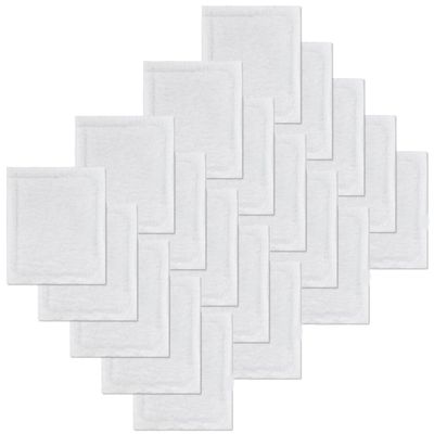 20 Pack Replacement Pads Compatible with Baseboard Buddy Cleaner Tool - Microfiber Reusable Cleaning Pads for Wet & Dry Use (Cleaner Tool NOT Included)
