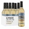 Giroux Vanilla Syrup - Premium Natural Flavor Syrup for Coffee & Beverages (25.4 fl oz / 750 ml) - Includes Pump - 6 Pack view 3