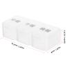 Healvian Portable 3-Compartment Pill Organizer Daily Use Medicine Case Mini Travel Container for Morning, Noon, and Night Medication Storage view 2