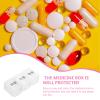 Healvian Portable 3-Compartment Pill Organizer Daily Use Medicine Case Mini Travel Container for Morning, Noon, and Night Medication Storage view 3