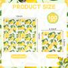 100Pcs Lemon Paper Napkins Yellow Citrus Fruit Party Napkin 6.5in view 2