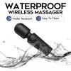 Naetxoa Personal Massager, Handheld Micro Wireless Massager, Small & Powerful, Waterproof Portable, Suitable for Relieving Neck, Leg and Shoulder Pain, Black view 4