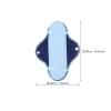 Abaodam Reusable Sanitary Napkins 8pcs Washable Menstrual Pads Polar Fleece Leakproof Sanitary Towels Day Night Use for Women Postpartum Care view 2