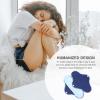 Abaodam Reusable Sanitary Napkins 8pcs Washable Menstrual Pads Polar Fleece Leakproof Sanitary Towels Day Night Use for Women Postpartum Care view 3