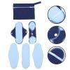Abaodam Reusable Sanitary Napkins 8pcs Washable Menstrual Pads Polar Fleece Leakproof Sanitary Towels Day Night Use for Women Postpartum Care view 4