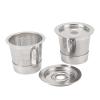 Reusable Coffee Pod, Stainless Steel Coffee Capsule, 304 Food Grade Dense Mesh Filter, Refillable Coffee Pod with Lids and Spoon for Nespresso Machines, Easy to Clean Dishwasher Sa view 4